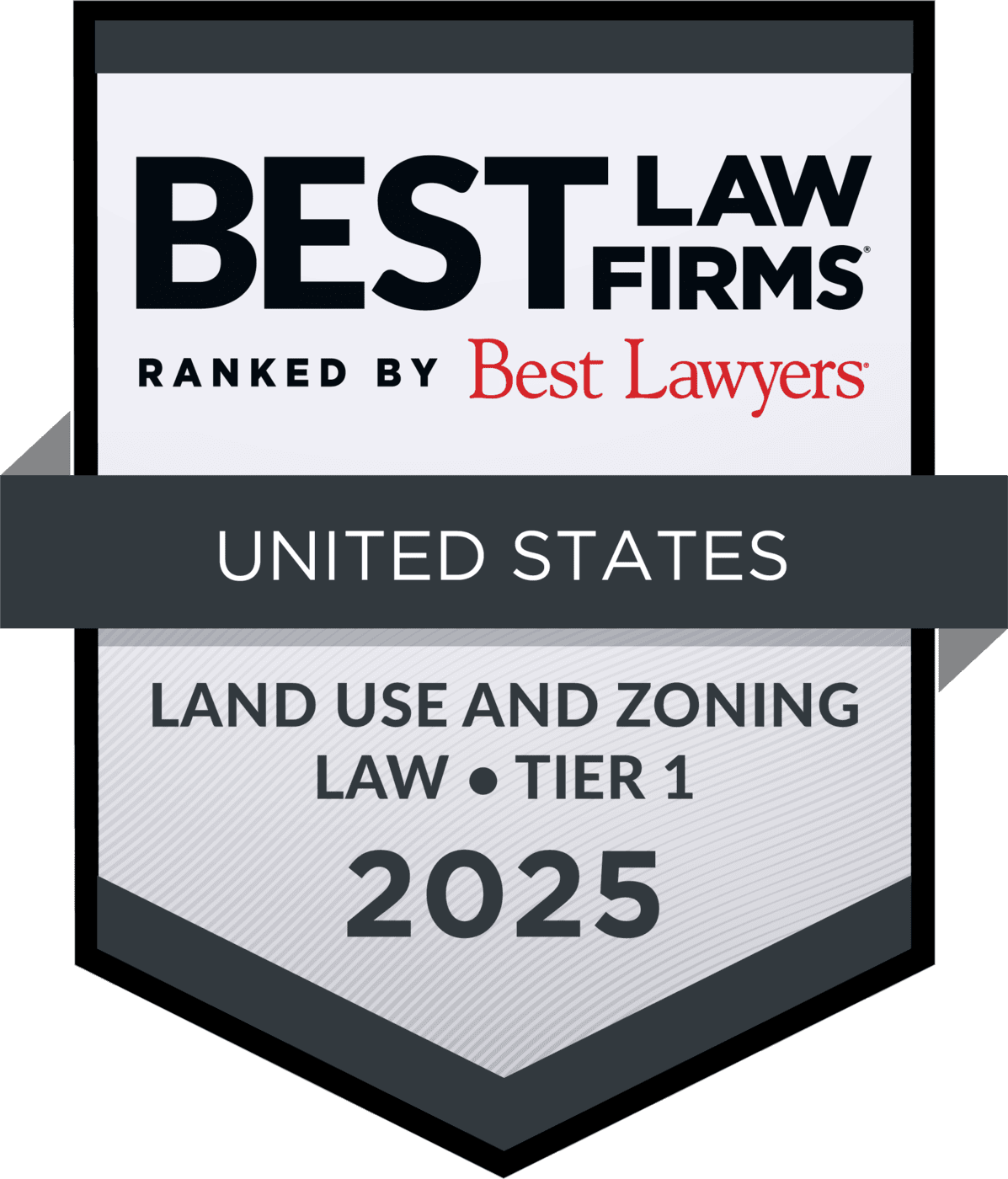 Best Law Firms - National - Land Use And Zoning Law Tier 1 Badge